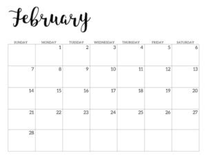 Print the calendar and mark the important dates, events, holidays, etc. 2021 Calendar Printable Free Template | Paper Trail Design