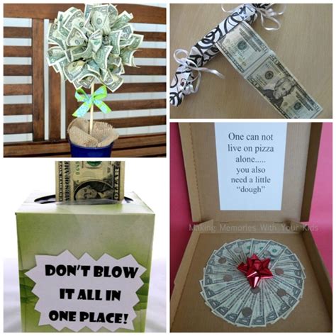 However, you shouldn't just hand over an envelope or a bag of cash without an explanation as seen on the godfather thinking that the couple will understand your gesture. 40 Creative Ways to Give Money - Pretty My Party - Party Ideas