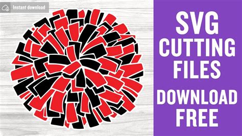 Pom Pom Svg Free Cut Files for Silhouette Cameo Free Download - YouTube