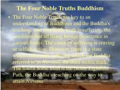 Ppt The Four Noble Truths Buddhism Powerpoint Presentation Free