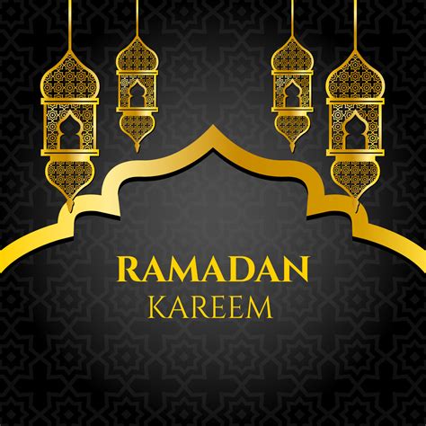 Gold Ramadan Kareem Vector 208339 Vector Art At Vecteezy