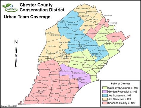 Urban Team Municipality Coverage Chester County Pa Official Website