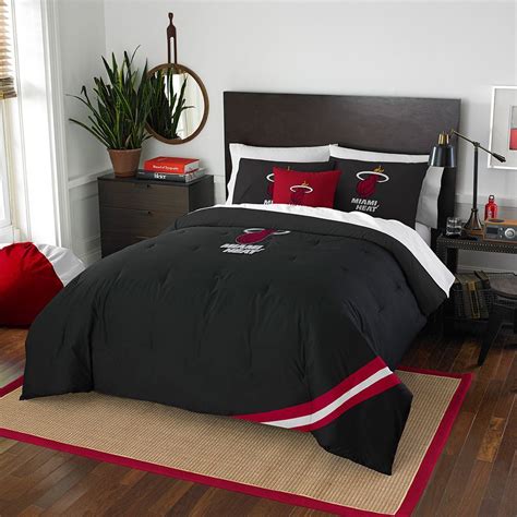 Please choose a different date. Miami Heat NBA Embroidered Comforter Set (Twin/Full) (64 x ...