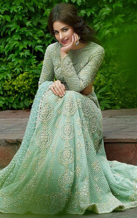 Mint Green Color Designer Lehenga Choli Panache Haute Couture