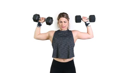 For both the front press or shoulder press and the front squat you are required to clean the bar to your shoulders to start the exercise. MarcyFitness BlogHome Workout Routine: Top 3 Barbell ...