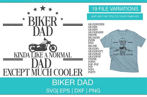 Biker Dad Svg Cool Dad Svg Bundle 523776 Svgs Design Bundles