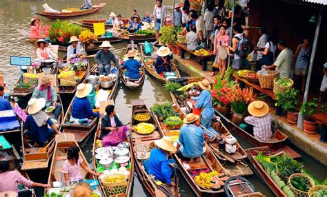 Seven Days In Thailand Floating Market Bangkok Bangkok Travel