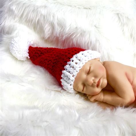 Newborn Santa Hat Free Crochet Pattern Crochet Santa Hat Free