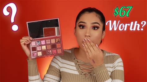 NEW Huda Beauty Naughty Nude Palette Review Swatches Too Expensive