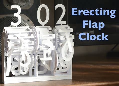 Erecting Flap Clock By Shiura Download Free Stl Model