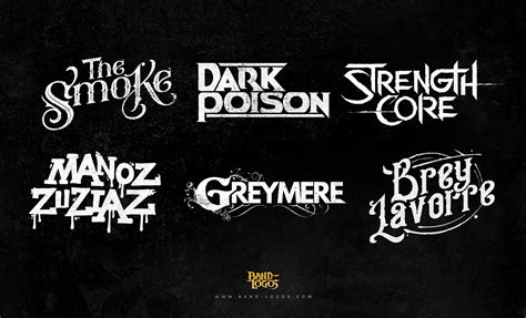 Band Logos We Design Killer Band Logos For Any Genre Of Music Arts