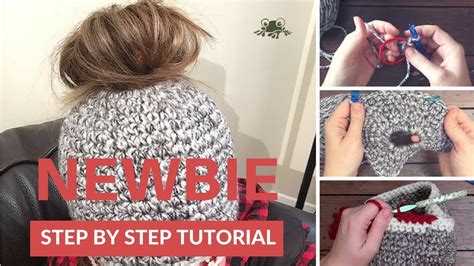 You need 7,500 points, which is a lot. How to Crochet a Messy Bun/Polytail Hat for Beginners ...