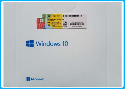 Genuine Sealed Microsoft Windows 10 Pro Software 64 Bit Dvd With Oem