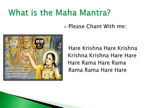 Ppt Maha Mantra Powerpoint Presentation Free Download Id3183359