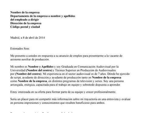 Formato Carta Formal España Actualizado Mayo 2024