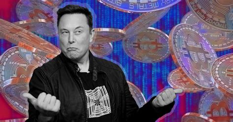 He's not only trying to move the planet to electric cars, he's trying to get humanity to mars. Why the Bitcoin price dropped immediately after Musk's ...