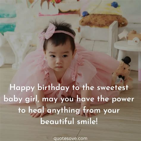 First Birthday Quotes For Baby Girl Wishes And Messages Quotesove