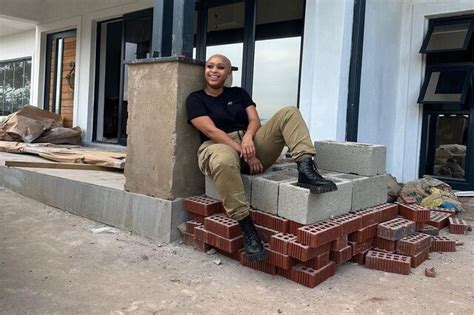 See Minnie Dlamini Rebuilds Her Moms House