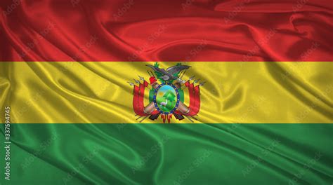 Flag Of Bolivia 3d Illustration Bolivia Flag For Independence Day