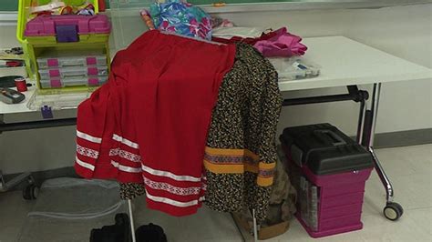 Sewing Ribbon Skirt Stitches The Bonds Of A Community Aptn Newsaptn News