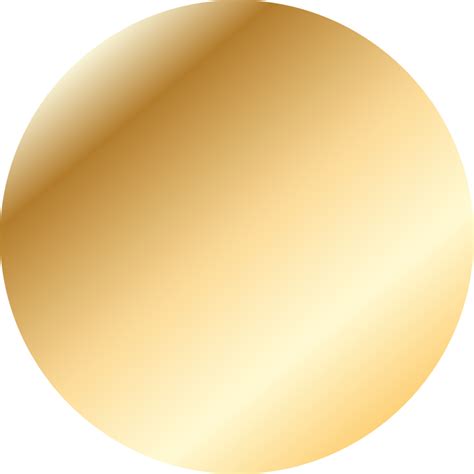 Gold Circle Frame Gradient 9664813 Png