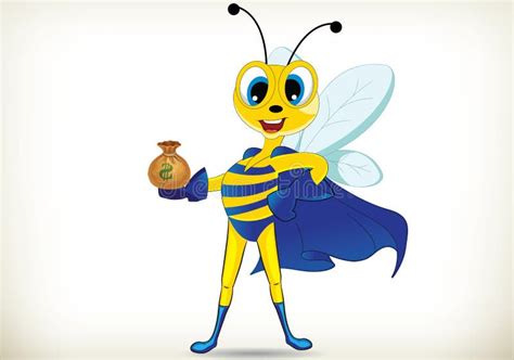 Fun Superhero Bee Stock Vector Image Of Super Hero 50104473