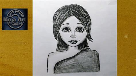 How To Draw A Beautiful Girl Drawing Easy Girl Drawing