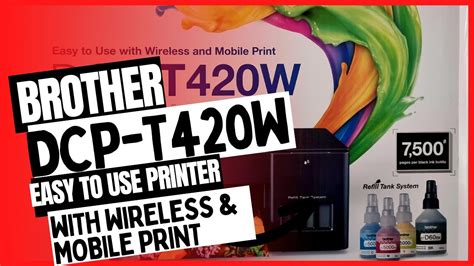 Brother Dcp T420w Easy To Use Printer With Wireless And Mobile Print📍