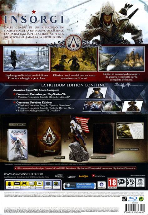 Assassin S Creed Iii Freedom Edition Cover Or Packaging Material
