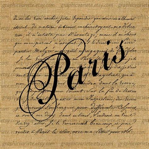 French Script Stencils Paris Word France French Script Handwriting