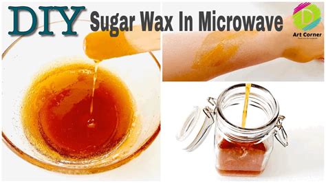 how to make sugar wax at home diy sugar wax recipe sugar wax tutorial sugar wax in