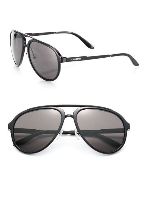 Lyst Carrera 58mm Aviator Sunglasses In Black For Men