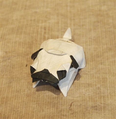 Pug 2020 パグ 2020 創作・折り：小林弘明 【origami 】pug 2020 Designed An Flickr