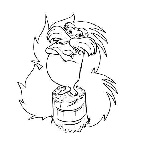 The lorax coloring pages are one such variety featuring the characters from the animated 3d comedy film named dr. The Lorax: Coloring Pages & Books - 100% FREE and printable!
