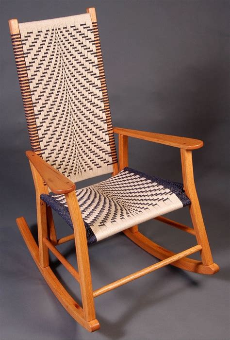 Straight Back Rocker Woven Furniture Design Custom Dining Chairs