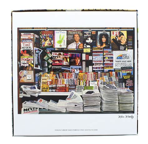 Ken Keeley Historic Newsstand 1000 Piece Jigsaw Puzzle Ebay
