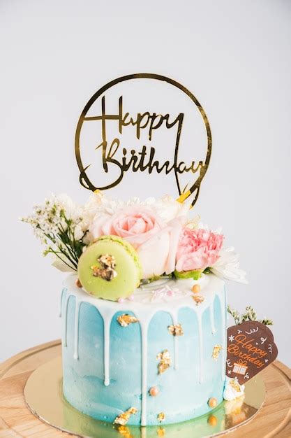 Total Imagem Happy Birthday Flower And Cake Br Thptnganamst Edu Vn