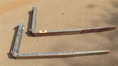 Pair 4 Forklift Forks 4 Foot Oahu Auctions