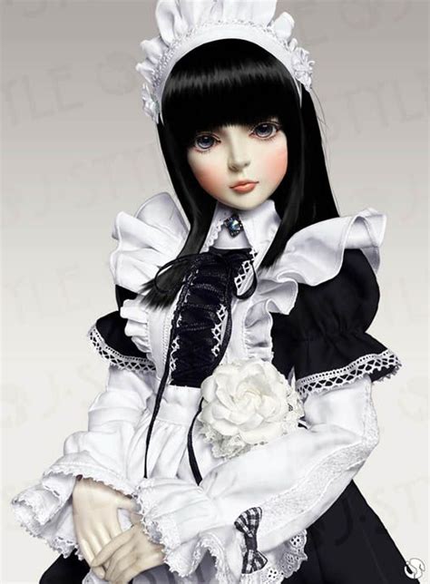 Maid Picture By Jeff Lee Kyori Gothic Dolls Art Dolls Handmade