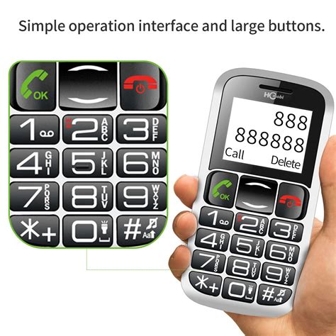 Big Button Senior Mobile Phone Easy To Use Sos Buttontorchfm
