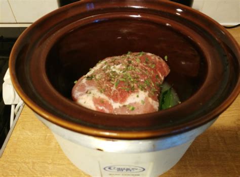 gammon slow cooked cooker joint goose pedro drink food herbs