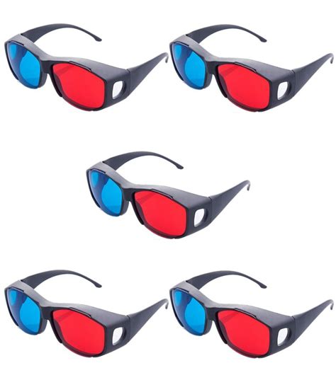 Buy Hrinkar Updated Version 2015 New Model Anaglyph 3d Glasses Red And Cyan 3d Glass 5 Pcs
