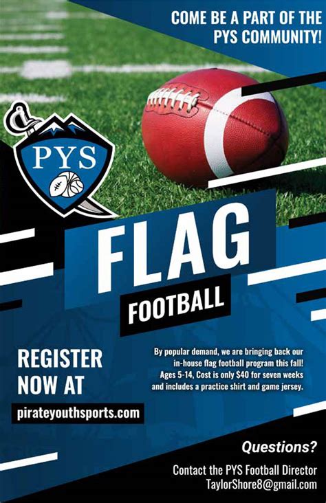 Flag Football Pirate Youth Sports