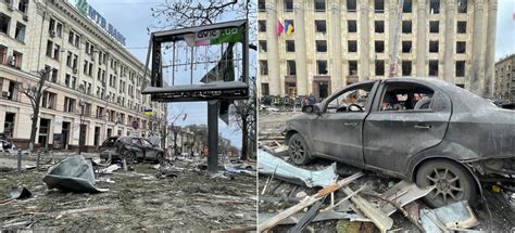 Express Post Kharkiv Comes Under Heavy Fire As Russians Bomb City