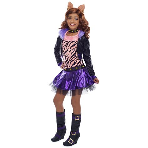 Ships from and sold by wholesale costumes & party supplies. Deluxe Monster High Clawdeen Wolf Girls' Child Halloween ...