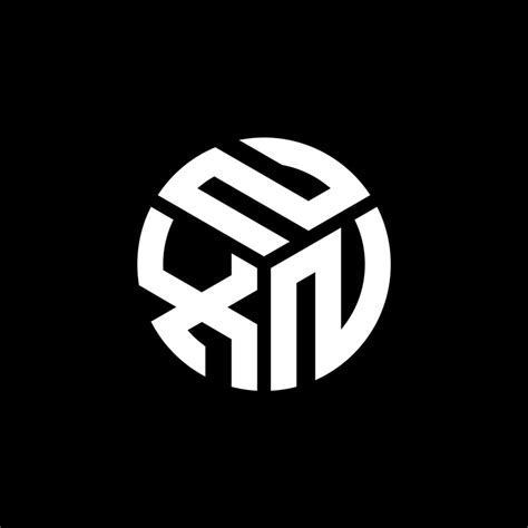 Nxn Letter Logo Design On Black Background Nxn Creative Initials