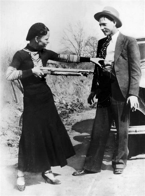 Bonnie And Clyde Vintage Photo 1930s Print Picture Criminal