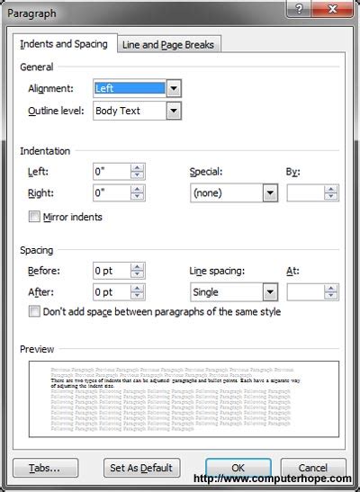 How To Change Microsoft Word Default Settings 2010 Facesvast