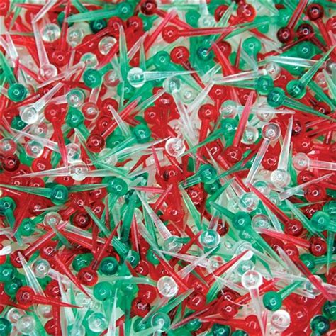 Christmas Plastic Pins Pack Of 1000 Collage And Craft Cleverpatch