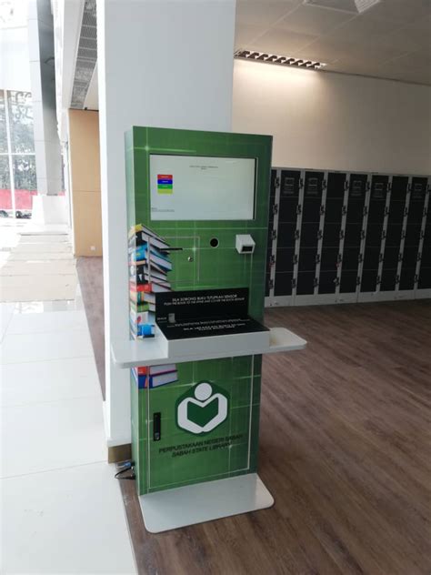 Kota kinabalu is the capital of malaysia's sabah state in the northern part of the island of borneo. Hybrid Self check Kiosk at Sabah State Library Tanjung Aru ...